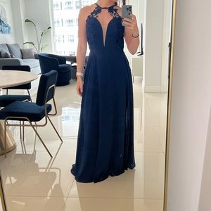 Lace formal wedding dress